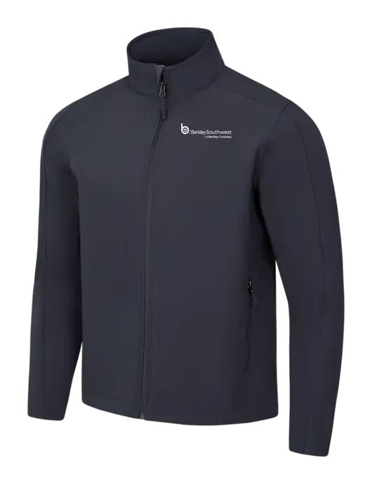 Charcoal Grey Core Soft Shell Jacket w/Berkley SW logo