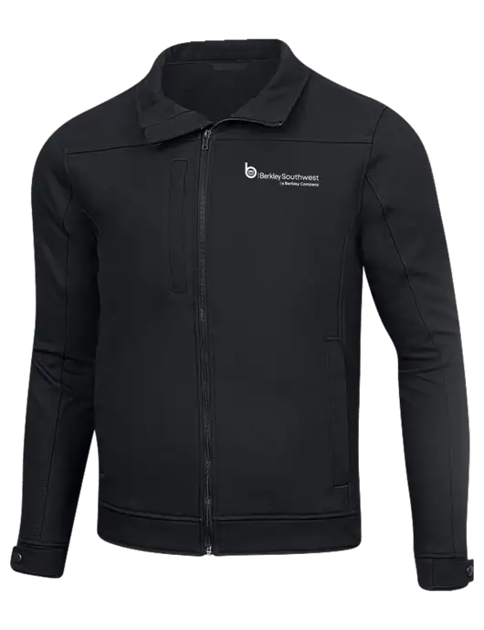Cornerstone Charcoal Duck Bonded Soft Shell Jacket w/Berkley SW logo