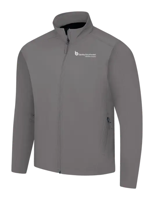Medium Grey Core Soft Shell Jacket w/Berkley SW logo