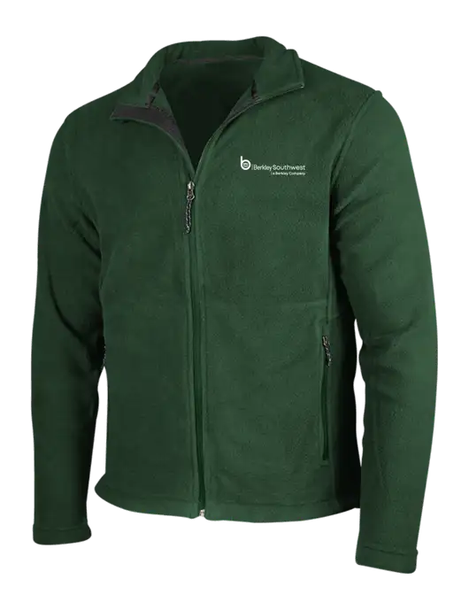 Dark Green Fleece Jacket w/Berkley SW logo