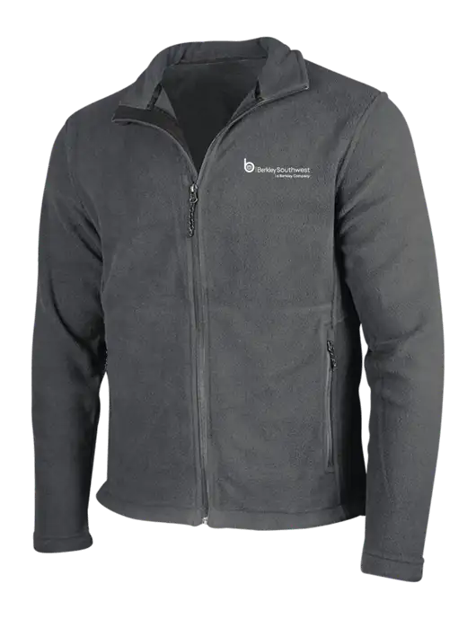 Dark Grey Fleece Jacket w/Berkley SW logo