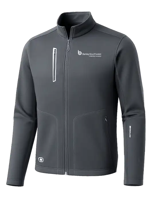 OGIO Dark Grey Endurance Fulcrum Full-Zip w/Berkley SW logo