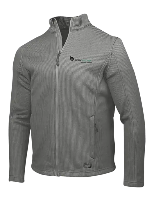 OGIO Medium Grey Grit Fleece Jacket w/Berkley SW logo