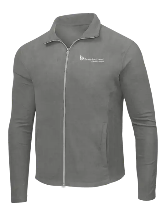 Medium Grey Microfleece Jacket w/Berkley SW logo
