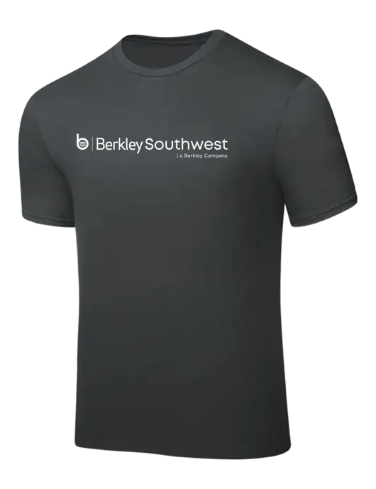 Dark Grey PosiCharge Competitor Tee w/Berkley SW logo