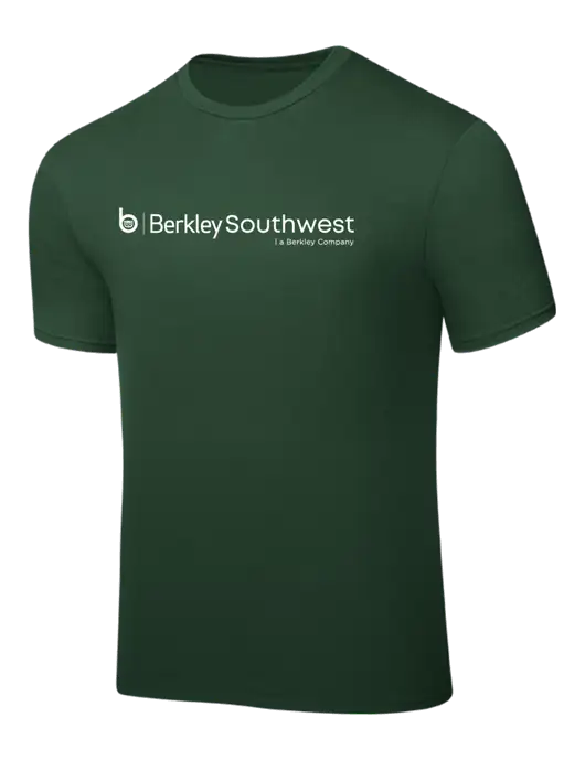 Dark Green PosiCharge Competitor Tee w/Berkley SW logo