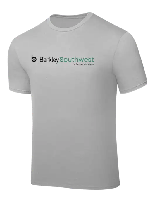 Silver PosiCharge Competitor Tee w/Berkley SW logo