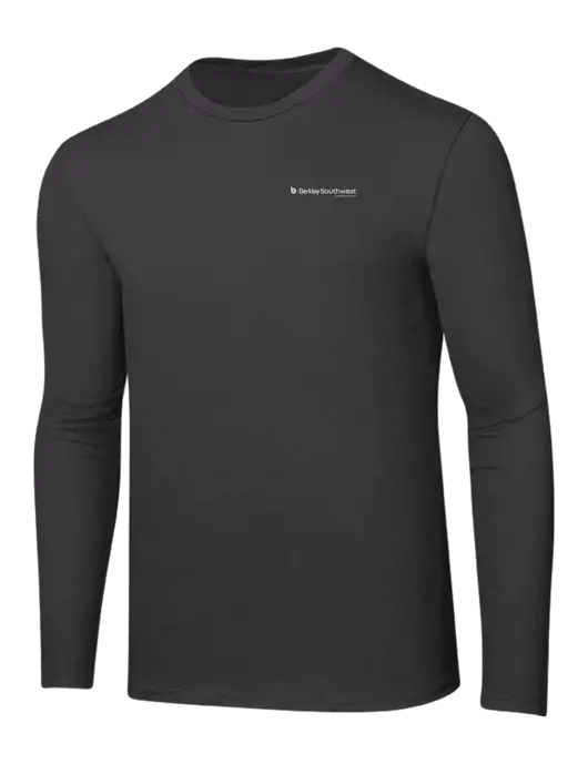 Ring Spun Charcoal 4.5 oz Long Sleeve T-Shirt w/Berkley SW logo
