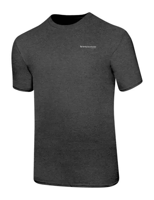 Ring Spun Dark Heather Grey 4.5 oz T-Shirt w/Berkley SW logo