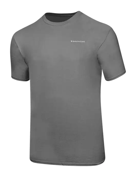 Ring Spun Medium Grey 4.5 oz T-Shirt w/Berkley SW logo