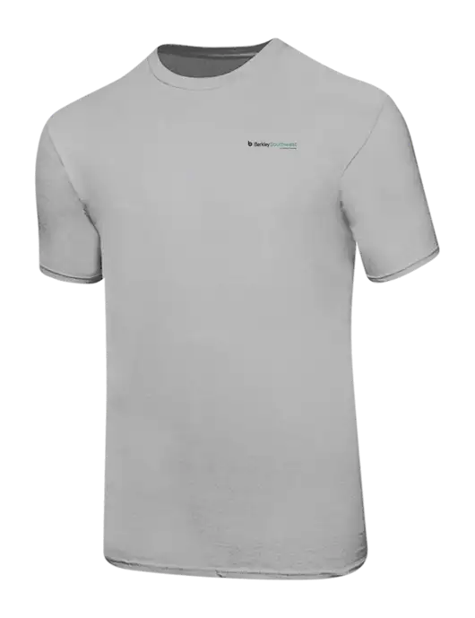 Ring Spun Silver 4.5 oz T-Shirt w/Berkley SW logo