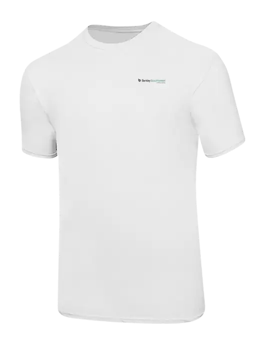 Ring Spun White 4.5 oz T-Shirt w/Berkley SW logo