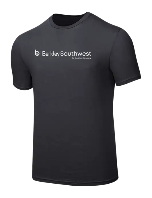Seriously Soft Charcoal T-Shirt w/Berkley SW logo