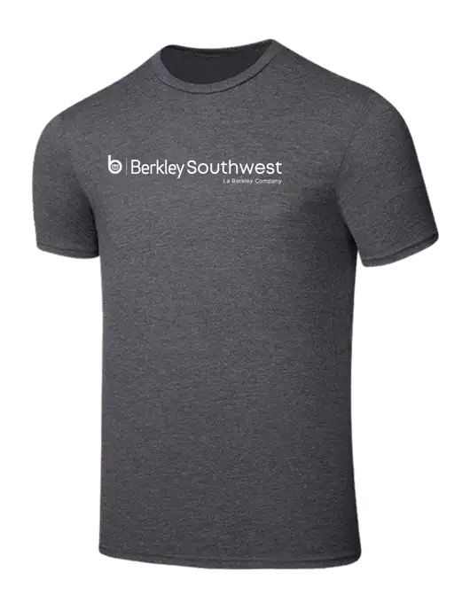 Seriously Soft Heathered Charcoal T-Shirt w/Berkley SW logo