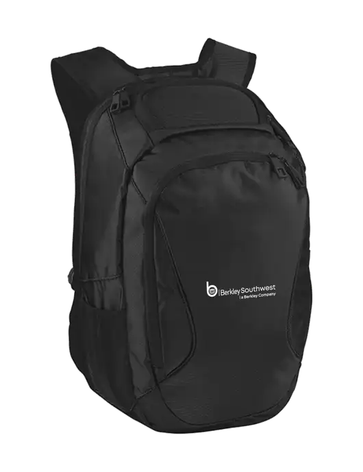 Stealth Black Laptop Backpack w/Berkley SW logo