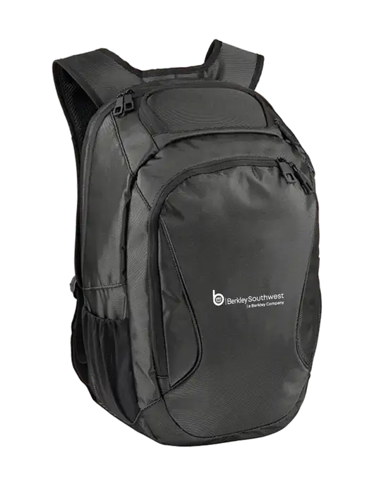 Stealth Dark Grey/Black Laptop Backpack w/Berkley SW logo
