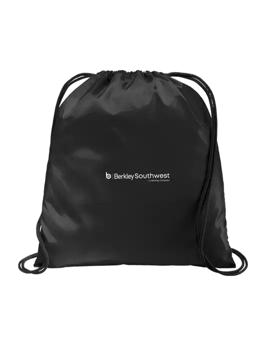 Drawstring  Black Cinch Pack w/Berkley SW logo
