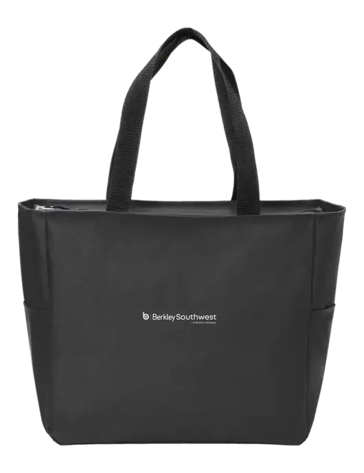 Everyday Black Zip Tote  w/Berkley SW logo