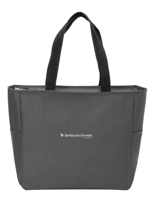 Everyday Charcoal Zip Tote Dark w/Berkley SW logo