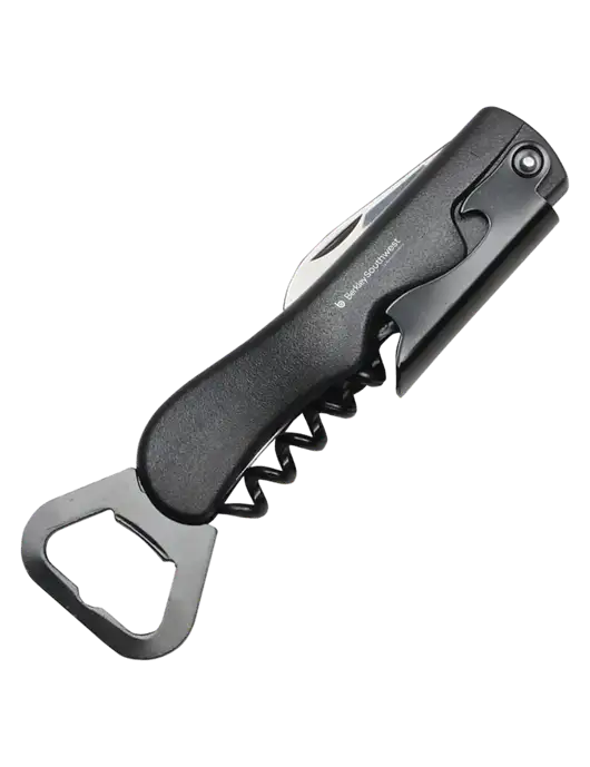 Sleek Black Bottle Opener w/Berkley SW logo