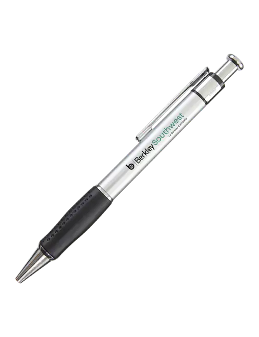 Malta Silver Pen - Black Ink w/Berkley SW logo