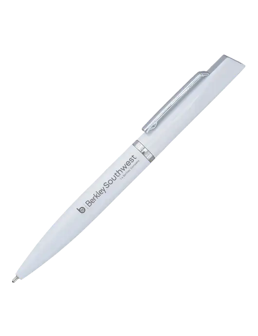 Santos White Pen - Black Ink w/Berkley SW logo