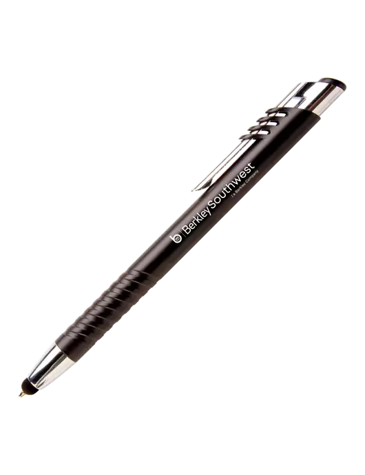 Schirhart Black Stylus Pen - Blue Ink w/Berkley SW logo