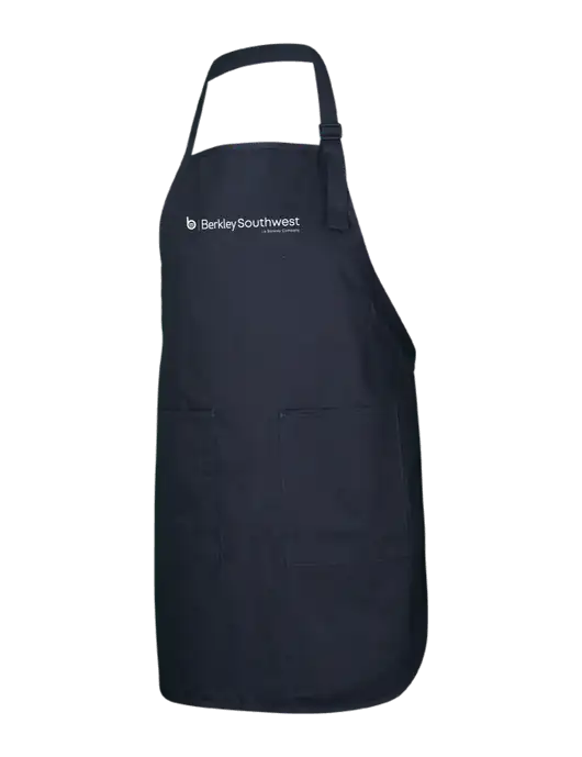 Full-Length Black Apron With Pockets w/Berkley SW logo