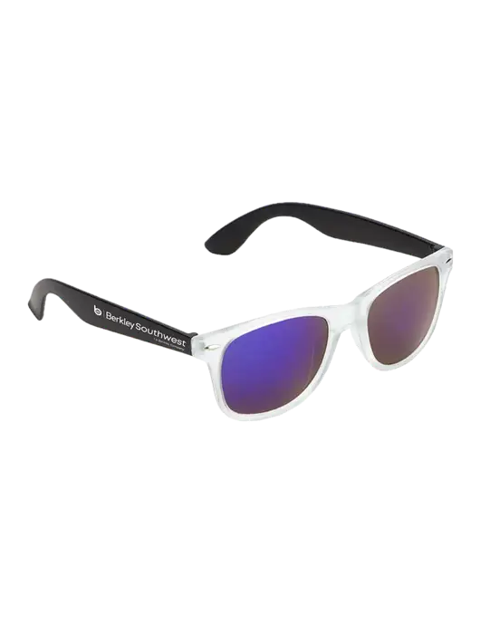Key West Black Mirrored Sunglasses w/Berkley SW logo