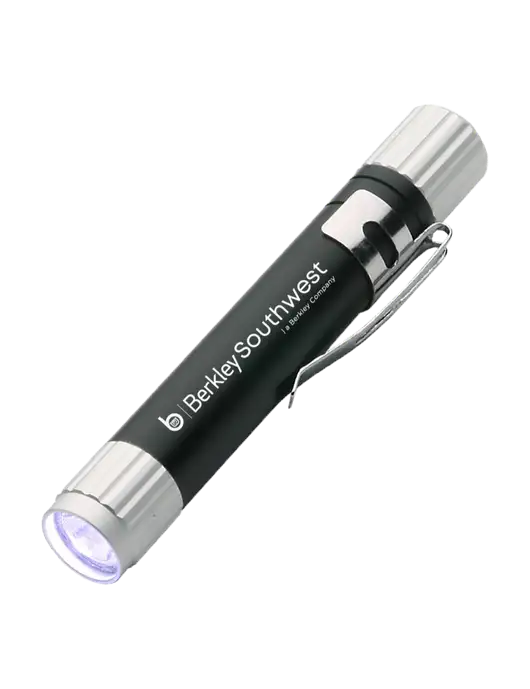 Black Aluminum LED Penlight w/Berkley SW logo