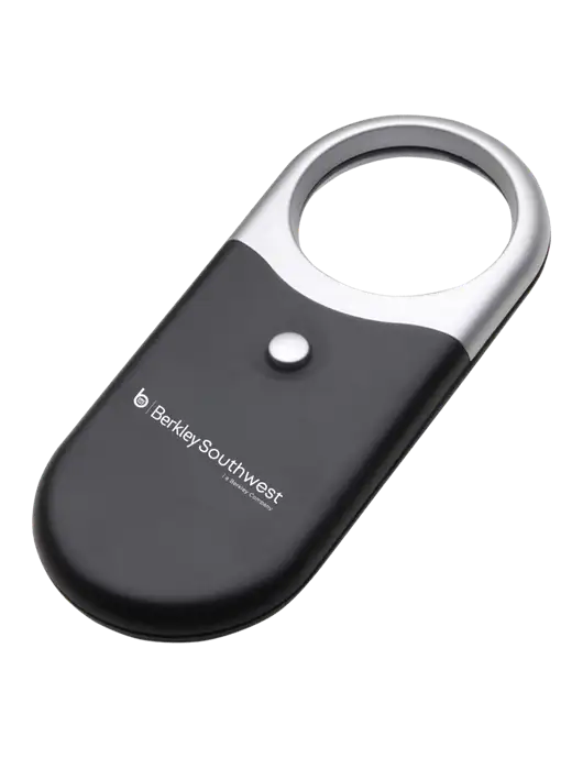 Compact Black Magnifier Light w/Berkley SW logo