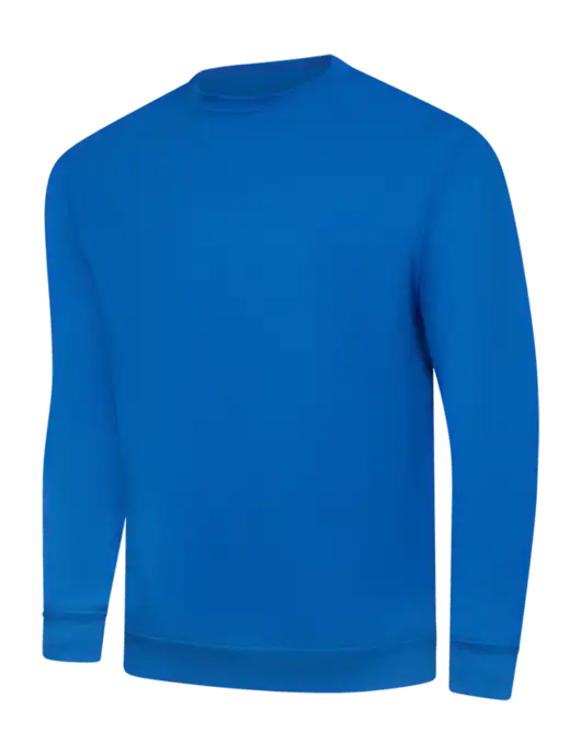 True Royal 9 oz 50/50 Cotton/Poly Crew Sweatshirt w/Berkley SW logo
