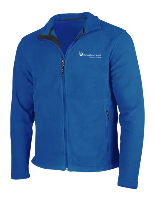 Dark Royal Fleece Jacket w/Berkley SW logo