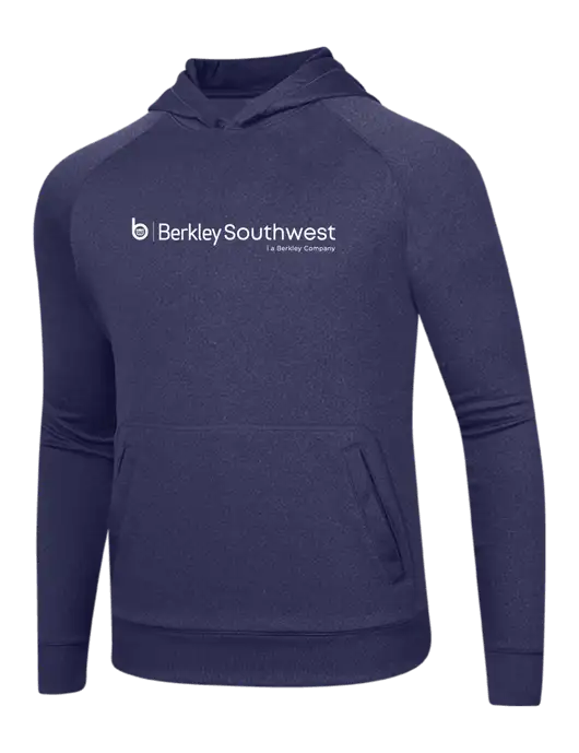 Tech True Navy Fleece Hooded Sweatshirt w/Berkley SW logo