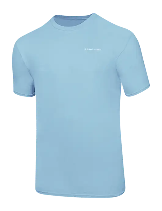 Ring Spun Light Blue 4.5 oz T-Shirt w/Berkley SW logo