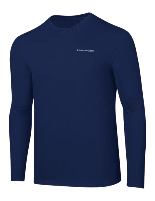 Ring Spun Navy 4.5 oz Long Sleeve T-Shirt w/Berkley SW logo