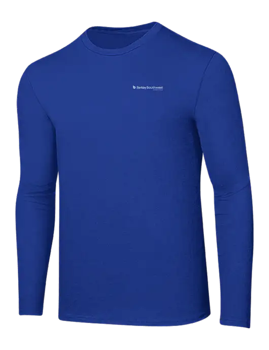 Ring Spun True Royal 4.5 oz Long Sleeve T-Shirt w/Berkley SW logo