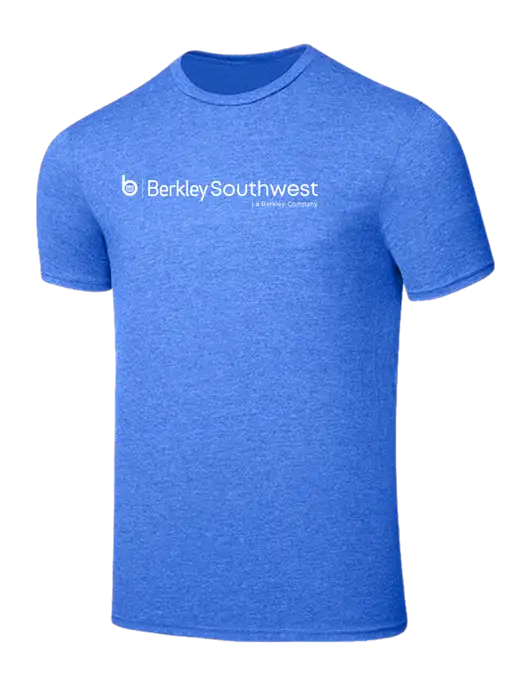 Seriously Soft Heathered Royal T-Shirt w/Berkley SW logo