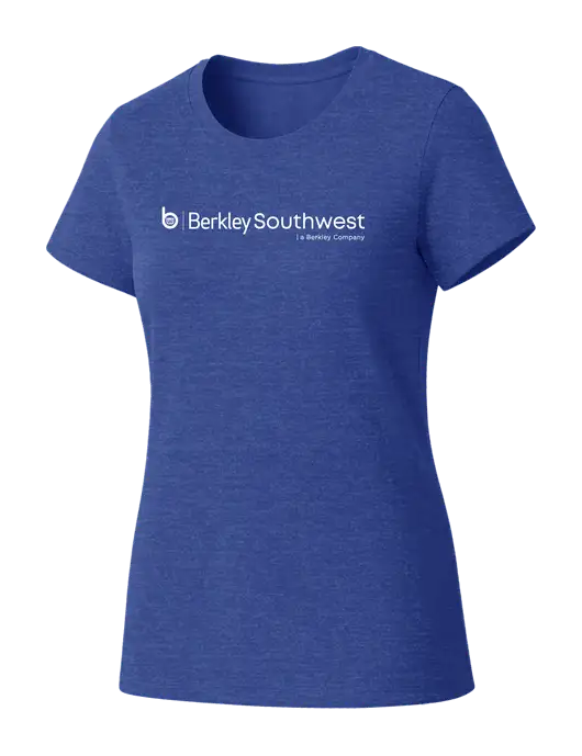Womens Seriously Soft Royal Frost T-Shirt w/Berkley SW logo