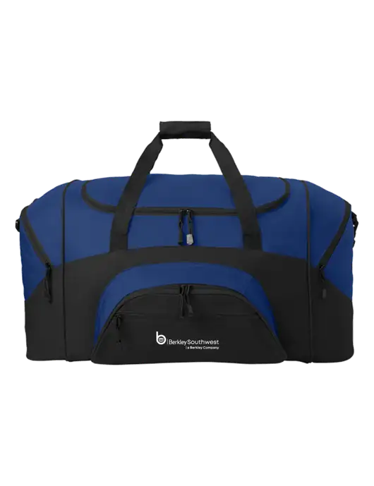 Standard Colorblock Royal/Black Sport Duffel w/Berkley SW logo