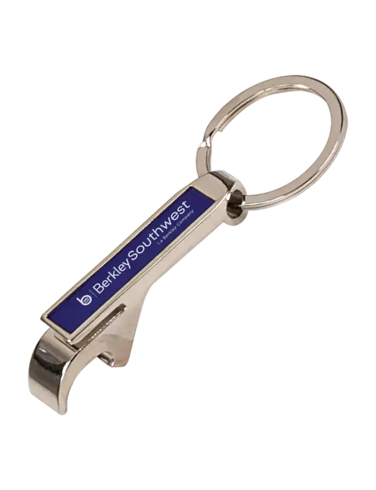Blue Bottle Opener Keychain w/Berkley SW logo
