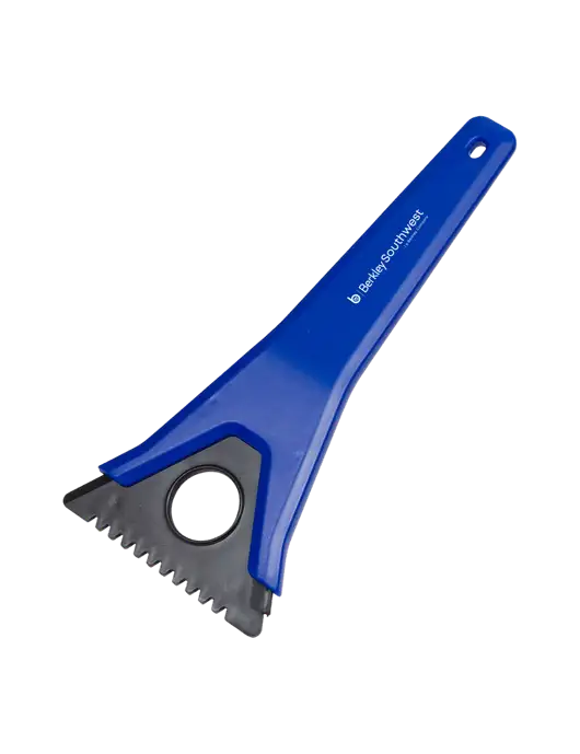 TriBlade Blue Windshield Scraper w/Berkley SW logo