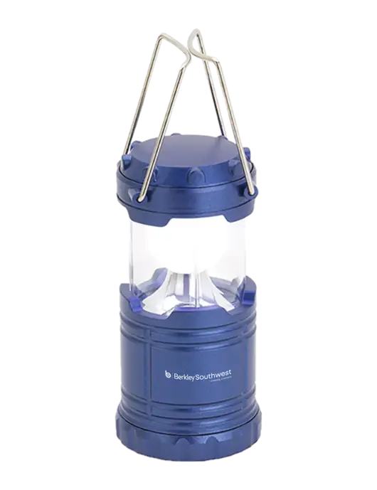 Blue Mini Retro Lantern w/Berkley SW logo