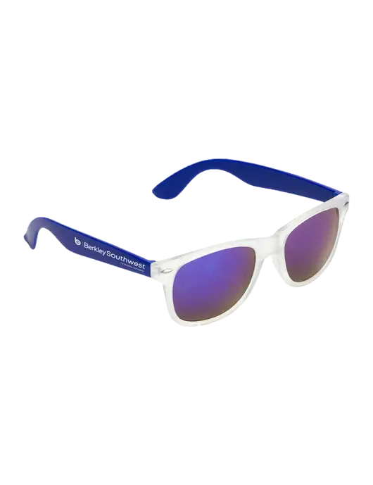 Key West Blue Mirrored Sunglasses w/Berkley SW logo