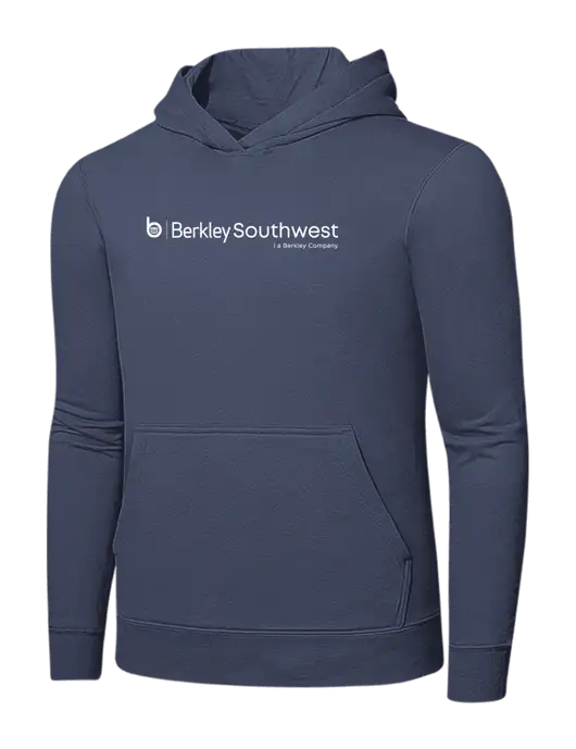 Steel Blue 7.8. oz Ring Spun Hooded Sweatshirt w/Berkley SW logo