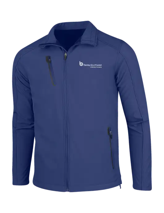 Dark Royal Welded Softshell Jacket w/Berkley SW logo