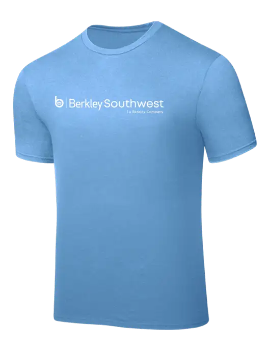 Carolina Blue PosiCharge Competitor Tee w/Berkley SW logo