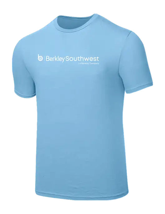 Seriously Soft Light Blue T-Shirt w/Berkley SW logo