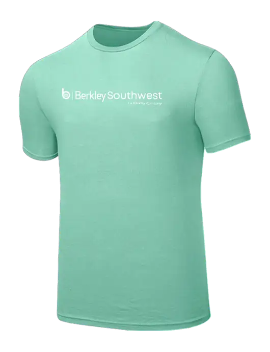 Seriously Soft Very Light Green T-Shirt w/Berkley SW logo