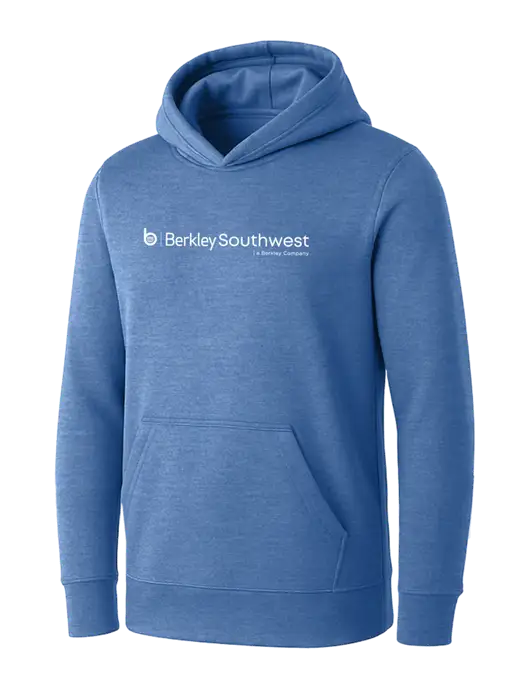 Womens Royal Heather Core Fleece Pullover Hooded Sweatshirt w/Berkley SW logo